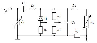 Принципиальная схема индуктивного генератора накачки лазера
