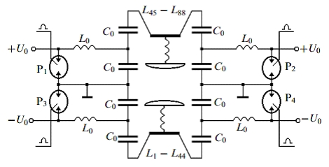 Электрическая схема химического лазера
